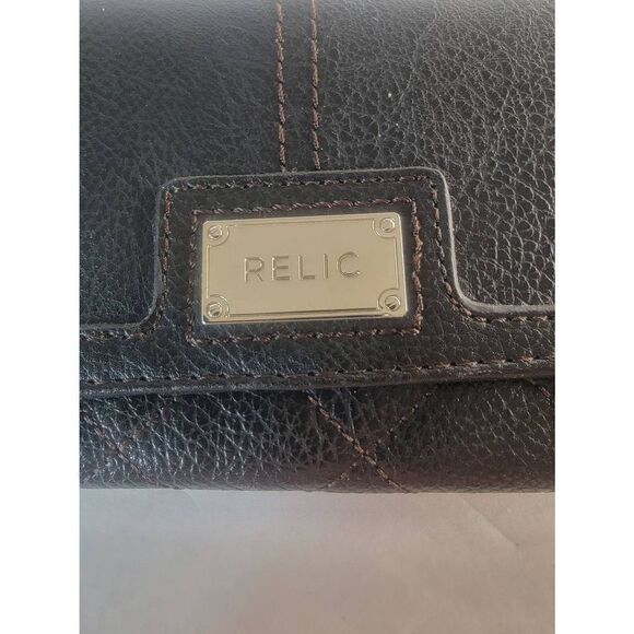 Relic by Fossil Women's Natalie Checkbook Wallet Black - Picture 2 of 6